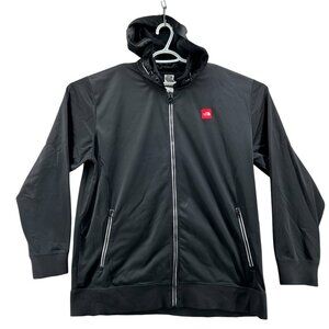 The North Face Mens Size XXL Full Zip Hoodie Jacket Black Hooded